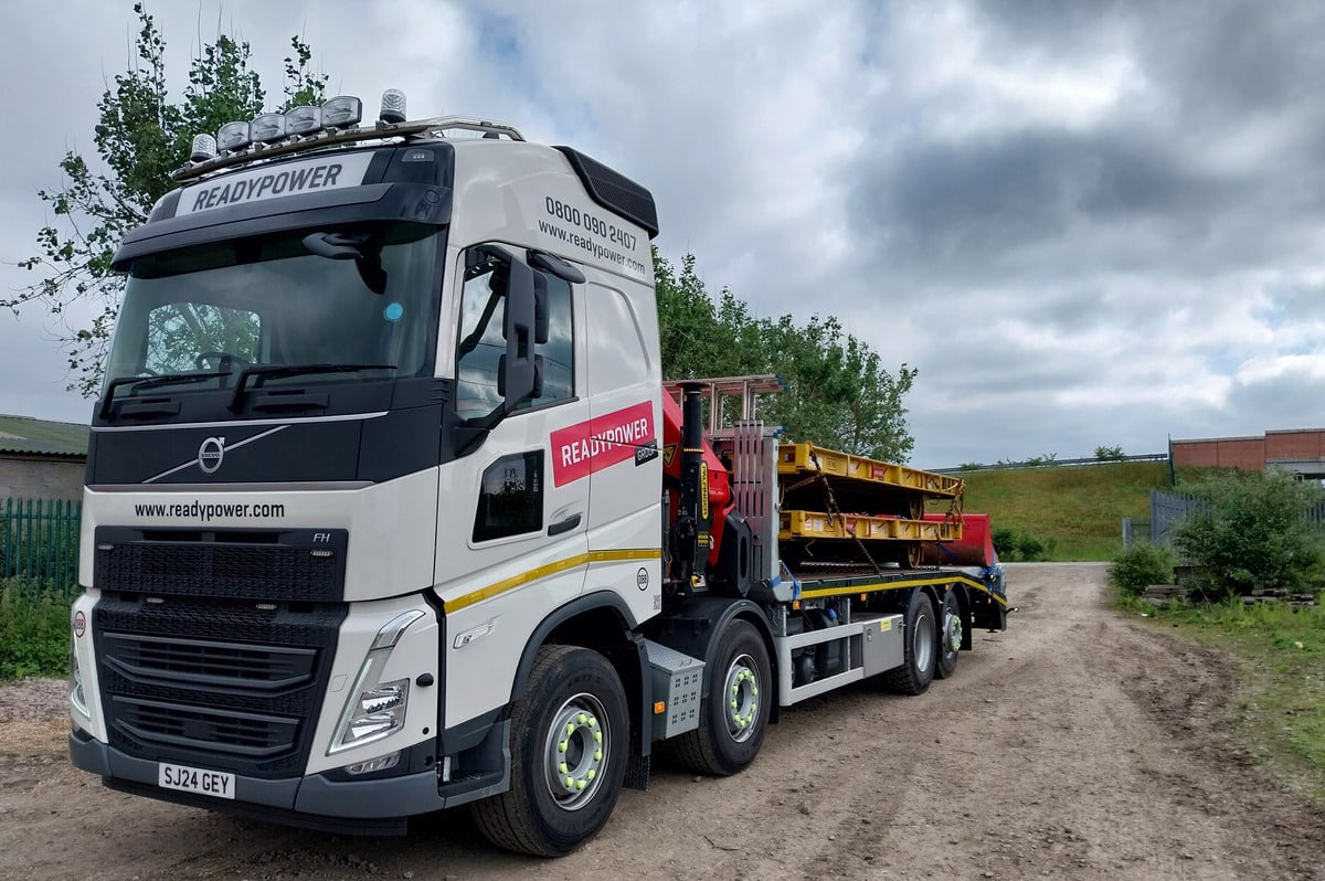 Readypower Rail on Track with Volvo FH460s