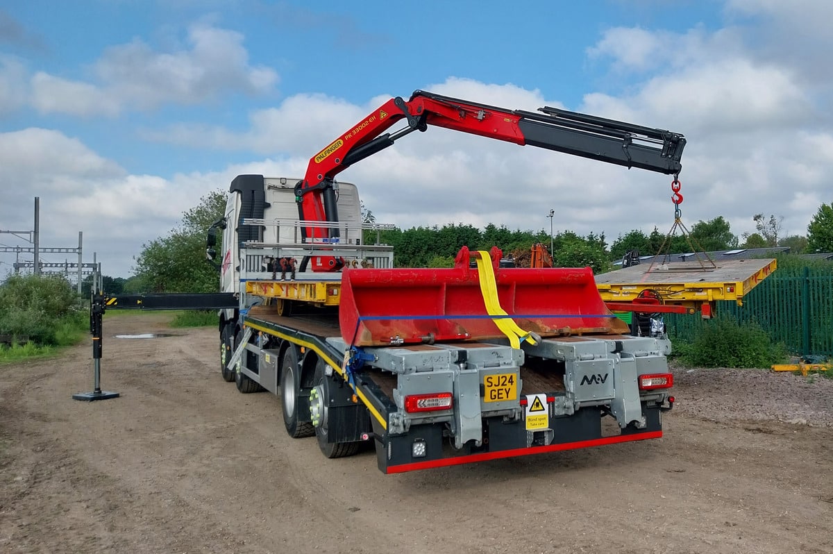 Readypower Rail on Track with Volvo FH460s