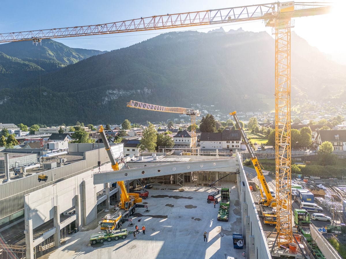 Haslach Tandem Hoist on Cellar Ceiling