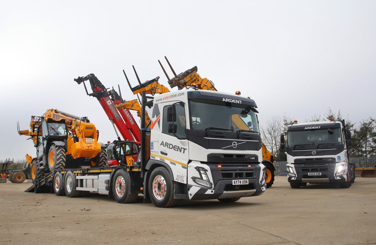 Ardent Hire Welcomes New Beavertail Volvo Trucks